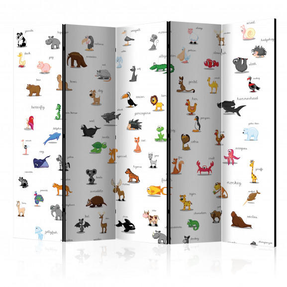 Paravan Animals (For Children) Ii [Room Dividers] 225 cm x 172 cm
