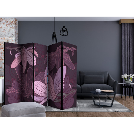 Paravan Dreamy Flowers Ii [Room Dividers] 225 cm x 172 cm-01