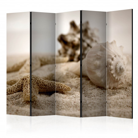 Paravan Beach And Shell Ii [Room Dividers] 225 cm x 172 cm-01