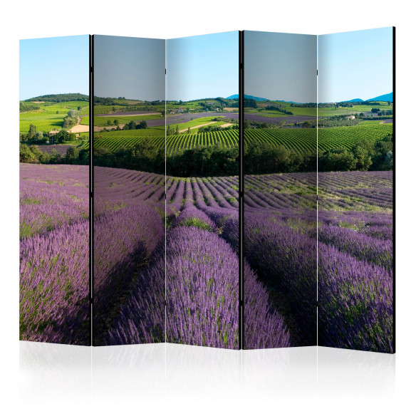 Paravan Lavender Fields Ii [Room Dividers] 225 cm x 172 cm