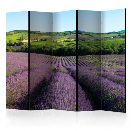 Paravan Lavender Fields Ii [Room Dividers] 225 cm x 172 cm-01