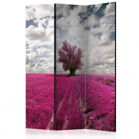 Paravan Magenta Meadow [Room Dividers] 135 cm x 172 cm-01