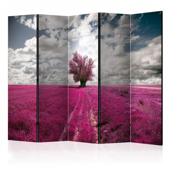 Paravan Magenta Meadow Ii [Room Dividers] 225 cm x 172 cm