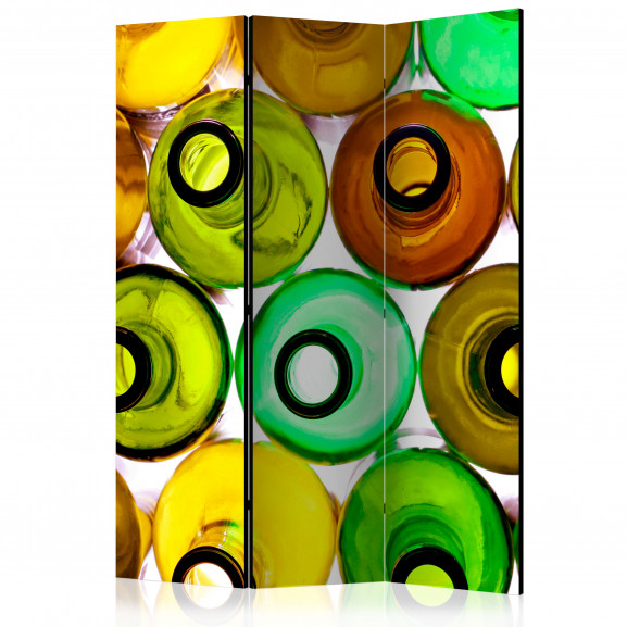 Paravan Bottles (Background) [Room Dividers] 135 cm x 172 cm