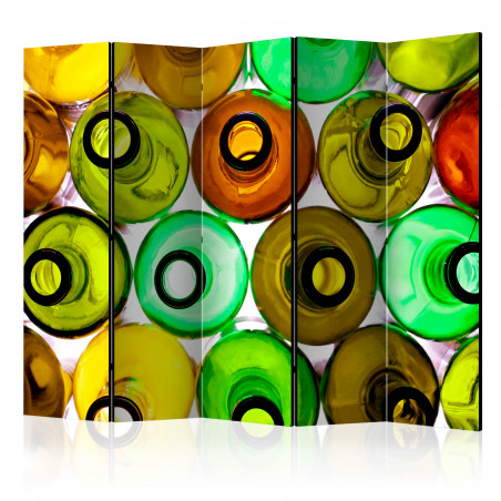Paravan Bottles (Background) Ii [Room Dividers] 225 cm x 172 cm-01