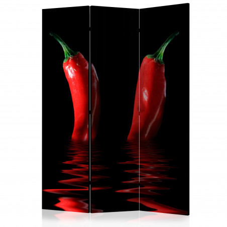 Paravan Chili Pepper [Room Dividers] 135 cm x 172 cm-01