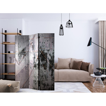 Paravan Geometric Wall [Room Dividers] 135 cm x 172 cm-01