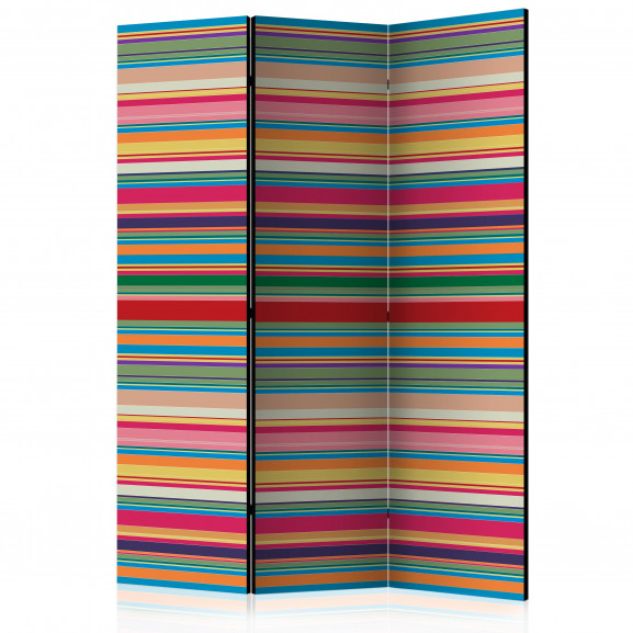 Paravan Subdued Stripes [Room Dividers] 135 cm x 172 cm