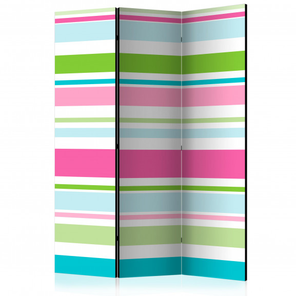 Paravan Bright Stripes [Room Dividers] 135 cm x 172 cm