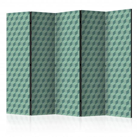 Paravan Monochromatic Cubes Ii [Room Dividers] 225 cm x 172 cm-01