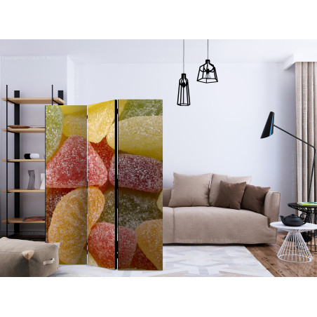 Paravan Tasty Fruit Jellies [Room Dividers] 135 cm x 172 cm-01