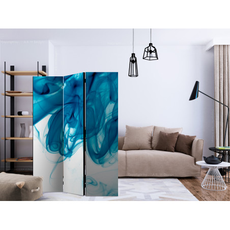 Paravan Blue Smoke [Room Dividers] 135 cm x 172 cm-01