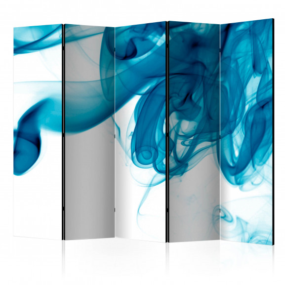 Paravan Blue Smoke Ii [Room Dividers] 225 cm x 172 cm