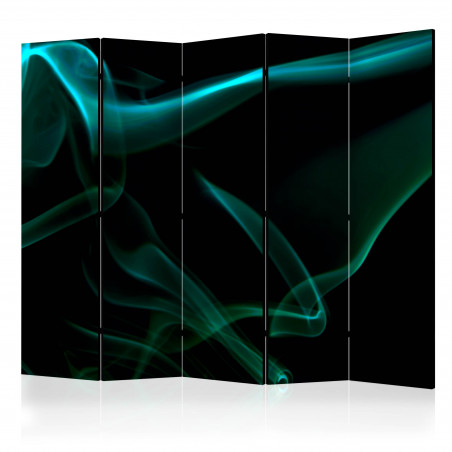Paravan Blue Smoke Waves Ii [Room Dividers] 225 cm x 172 cm-01