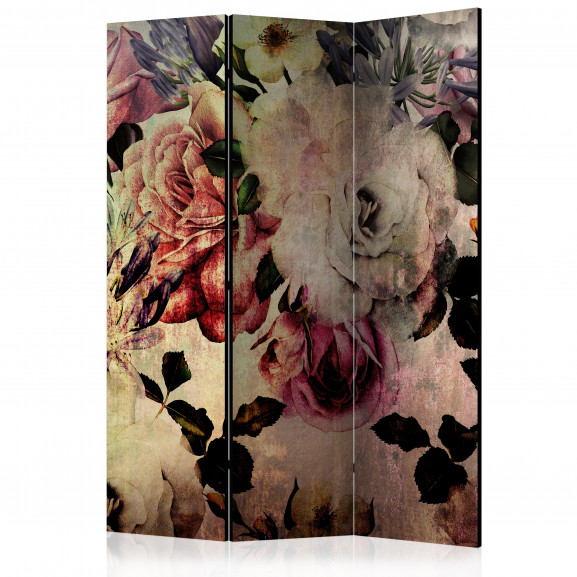 Paravan Nostalgia Flowers [Room Dividers] 135 cm x 172 cm