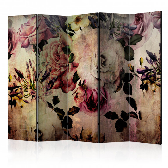 Paravan Nostalgia Flowers Ii [Room Dividers] 225 cm x 172 cm