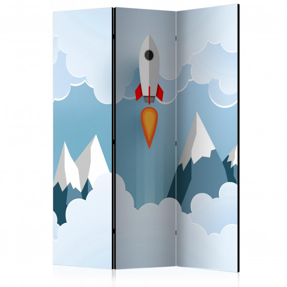Paravan Rocket In The Clouds [Room Dividers] 135 cm x 172 cm