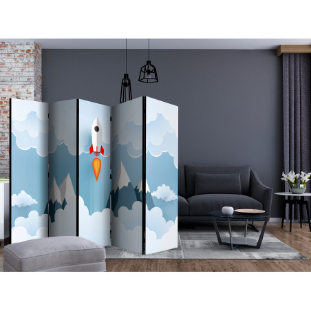 Paravan Rocket In The Clouds Ii [Room Dividers] 225 cm x 172 cm-01