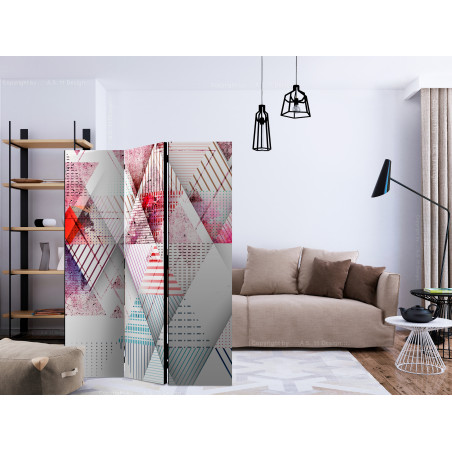 Paravan Triangular World [Room Dividers] 135 cm x 172 cm-01