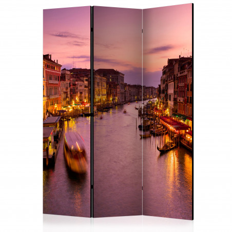 Paravan City Of Lovers, Venice By Night [Room Dividers] 135 cm x 172 cm-01