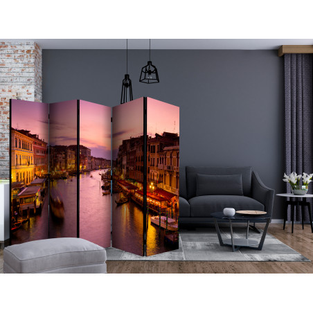 Paravan City Of Lovers, Venice By Night Ii [Room Dividers] 225 cm x 172 cm-01