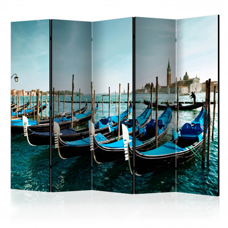 Paravan Gondolas On The Grand Canal, Venice Ii [Room Dividers] 225 cm x 172 cm-01