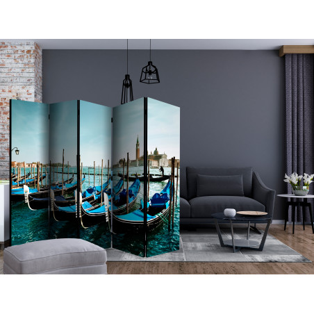 Paravan Gondolas On The Grand Canal, Venice Ii [Room Dividers] 225 cm x 172 cm-01