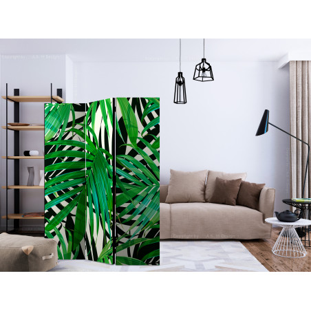 Paravan Tropical Leaves [Room Dividers] 135 cm x 172 cm-01