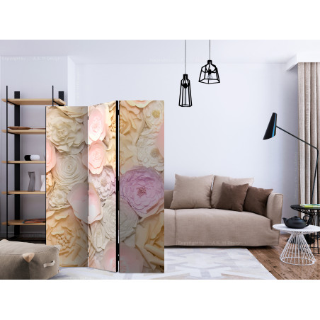 Paravan Flower Bouquet [Room Dividers] 135 cm x 172 cm-01