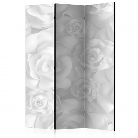 Paravan Plaster Flowers [Room Dividers] 135 cm x 172 cm-01