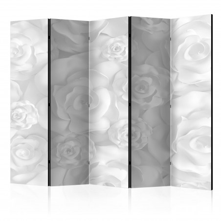 Paravan Plaster Flowers Ii [Room Dividers] 225 cm x 172 cm-01