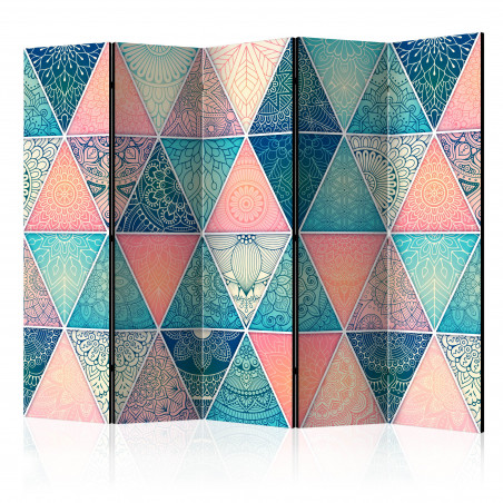 Paravan Oriental Triangles Ii [Room Dividers] 225 cm x 172 cm-01