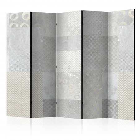 Paravan Tiles Ii [Room Dividers] 225 cm x 172 cm-01