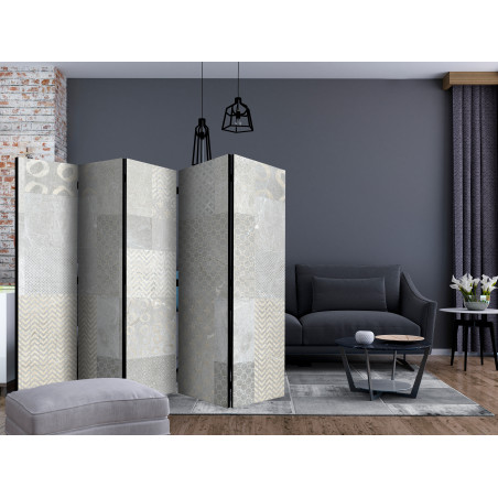 Paravan Tiles Ii [Room Dividers] 225 cm x 172 cm-01