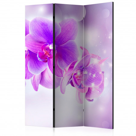 Paravan Purple Orchids [Room Dividers] 135 cm x 172 cm-01