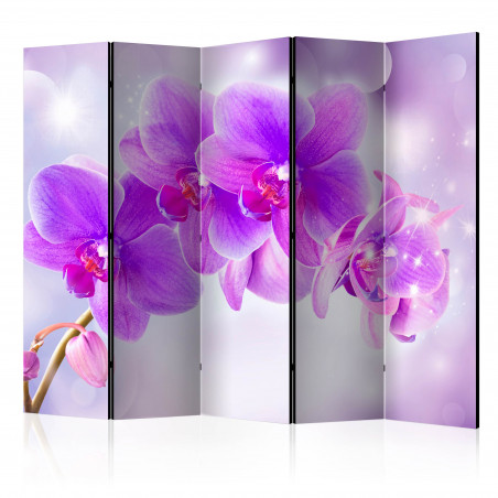 Paravan Purple Orchids Ii [Room Dividers] 225 cm x 172 cm-01