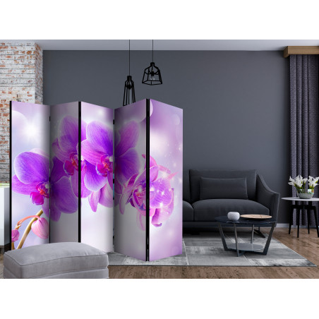 Paravan Purple Orchids Ii [Room Dividers] 225 cm x 172 cm-01