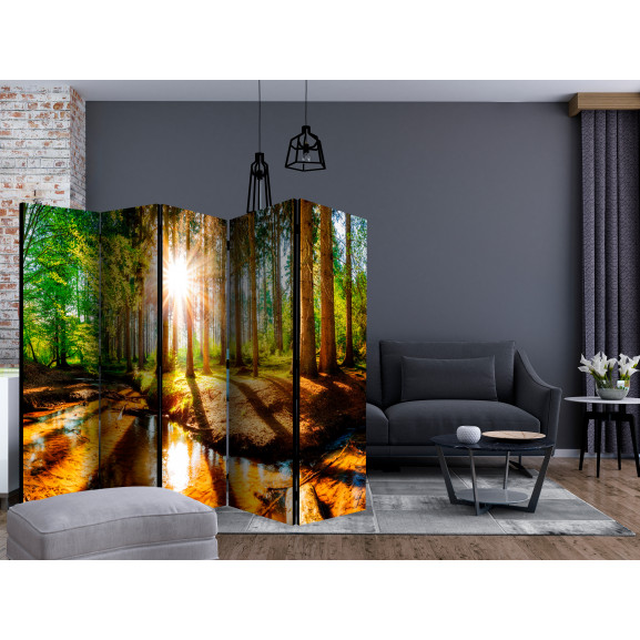 Paravan Marvelous Forest Ii [Room Dividers] 225 cm x 172 cm Artgeist
