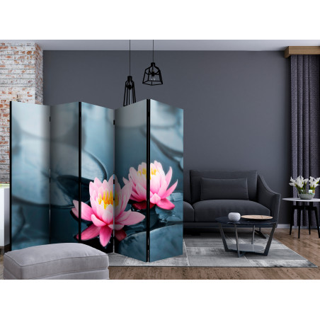 Paravan Lotus Blossoms Ii [Room Dividers] 225 cm x 172 cm-01