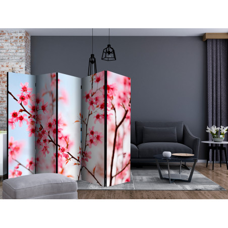 Paravan Symbol Of Japan Sakura Flowers Ii [Room Dividers] 225 cm x 172 cm-01