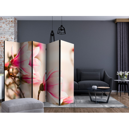 Paravan Branch Of Magnolia Tree Ii [Room Dividers] 225 cm x 172 cm-01