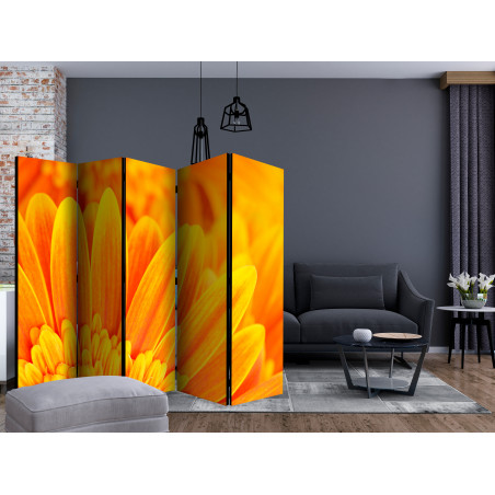 Paravan Yellow Gerbera Daisies Ii [Room Dividers] 225 cm x 172 cm-01