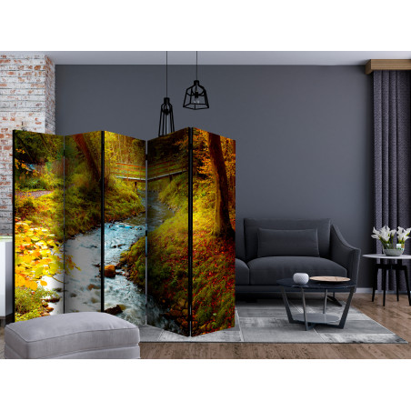 Paravan Brook (Sunrise) Ii [Room Dividers] 225 cm x 172 cm-01