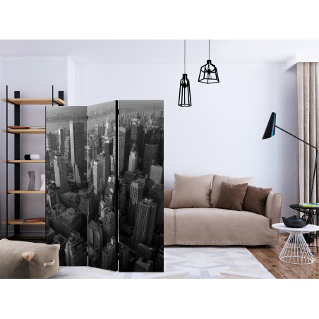 Paravan New York: Skyscrapers (Bird'S Eye View) [Room Dividers] 135 cm x 172 cm-01