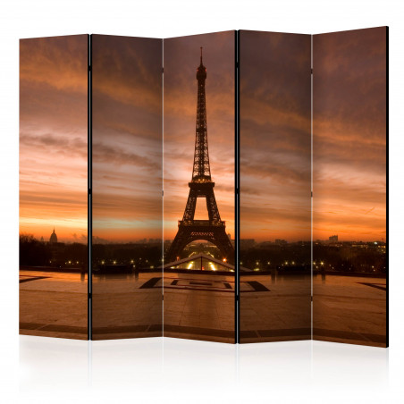 Paravan Eiffel Tower At Dawn Ii [Room Dividers] 225 cm x 172 cm-01