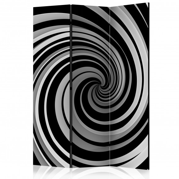 Paravan Black And White Swirl [Room Dividers] 135 cm x 172 cm