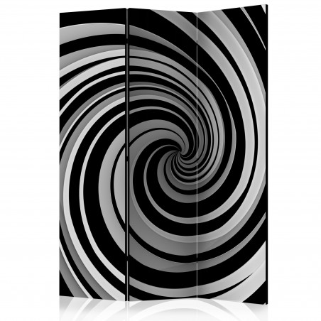 Paravan Black And White Swirl [Room Dividers] 135 cm x 172 cm-01