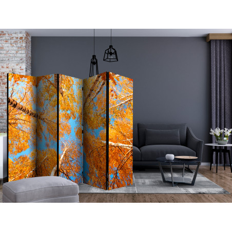 Paravan Autumnal Treetops Ii [Room Dividers] 225 cm x 172 cm-01