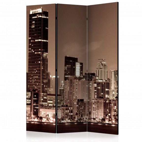 Paravan Night Life In Miami [Room Dividers] 135 cm x 172 cm