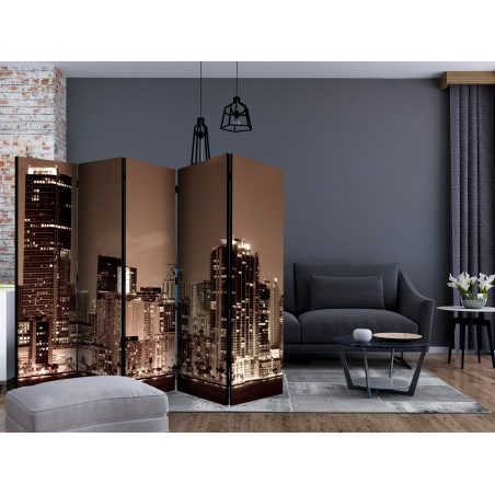 Paravan Night Life In Miami Ii [Room Dividers] 225 cm x 172 cm-01